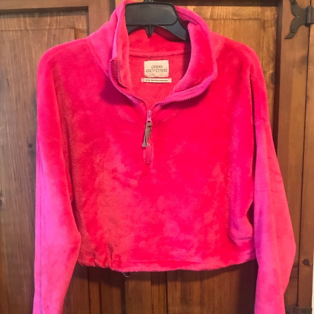 Urban Outfitters cropped zip up pullover